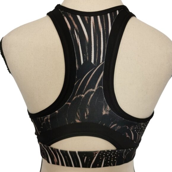 Nike Dry-Fit Feather Curve Medium Support Sports Bra - Sz S - Picture 4 of 6